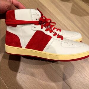 Collegium Destroyer High Cherry Red Suede Size 43